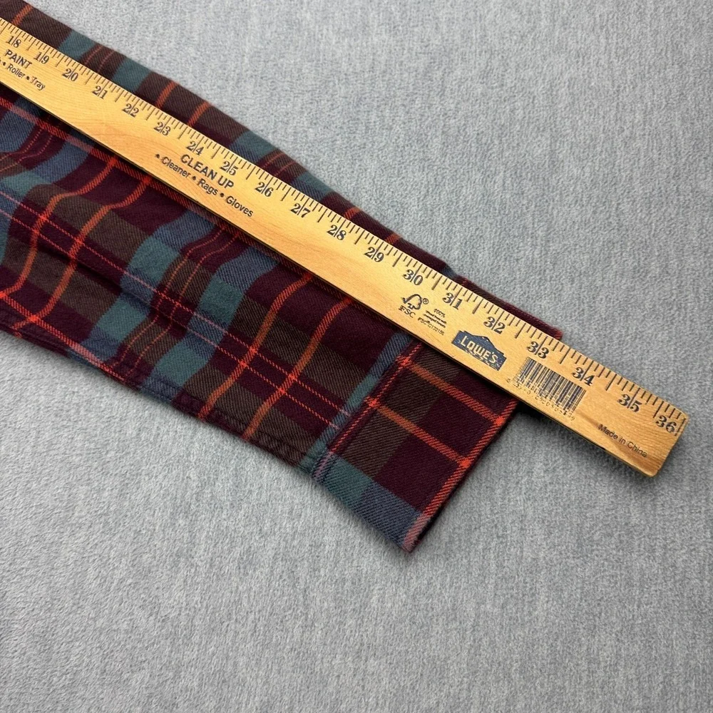 The North Face Shirt Mens 2XL‎ XXL Red Plaid Arroyo Flannel Organic Cotton NWT